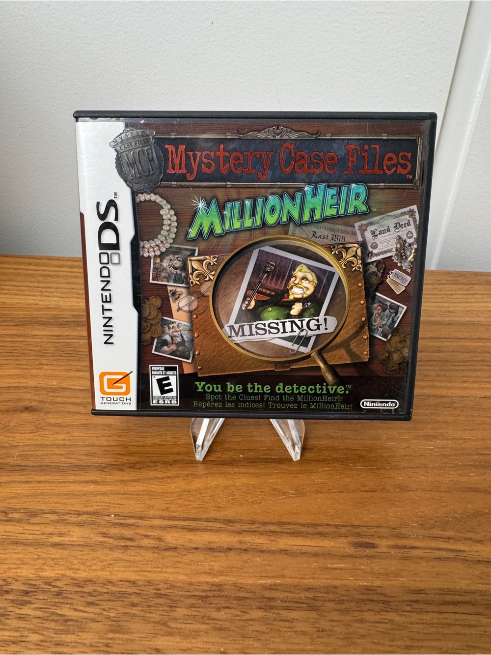 Mystery Case Files: MillionHeir for the Nintendo DS